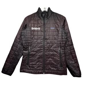 Patagonia Nano Puff Jacket Womens Small Black Bobos Company 84217 DISCOLORED